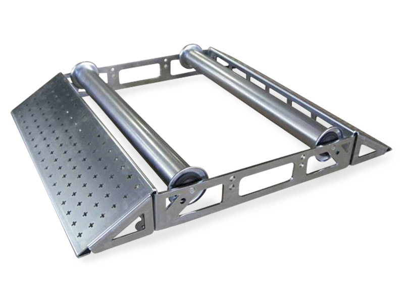 Drum uncoiler rollers. Zinc-coated steel frame – CODE 0241